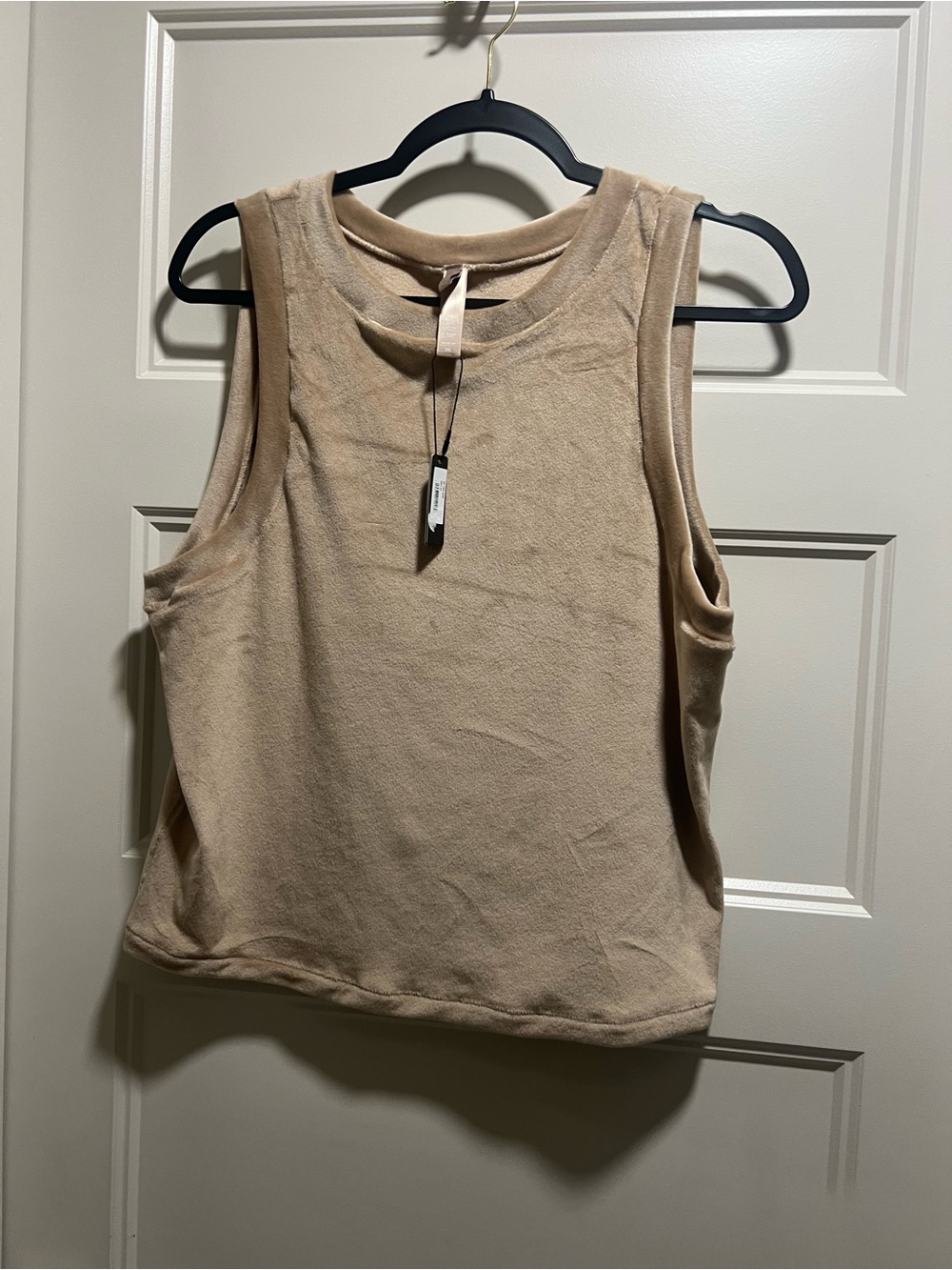 SKIMS Cozy Sleeveless Tank Top in Beige